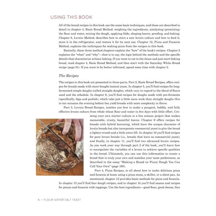 Flour Water Salt Yeast: The Fundamentals of Artisan Bread and Pizza [A Cookbook] - The Missing Piece Company
