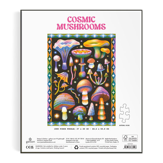 Cosmic Mushrooms 1000 Piece Puzzle - The Missing Piece Company