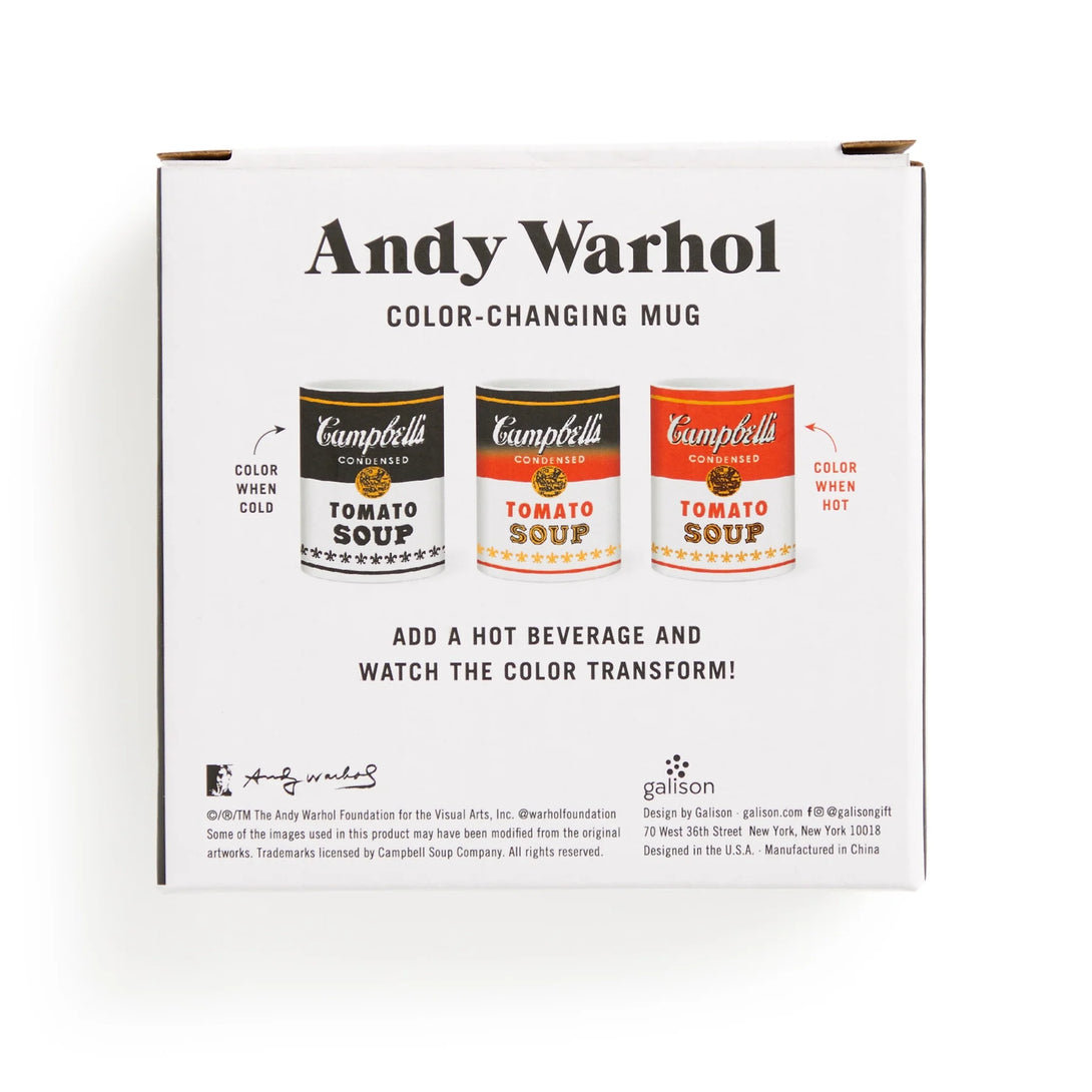 Warhol Soup Can Color Changing Ceramic Mug - The Missing Piece Company