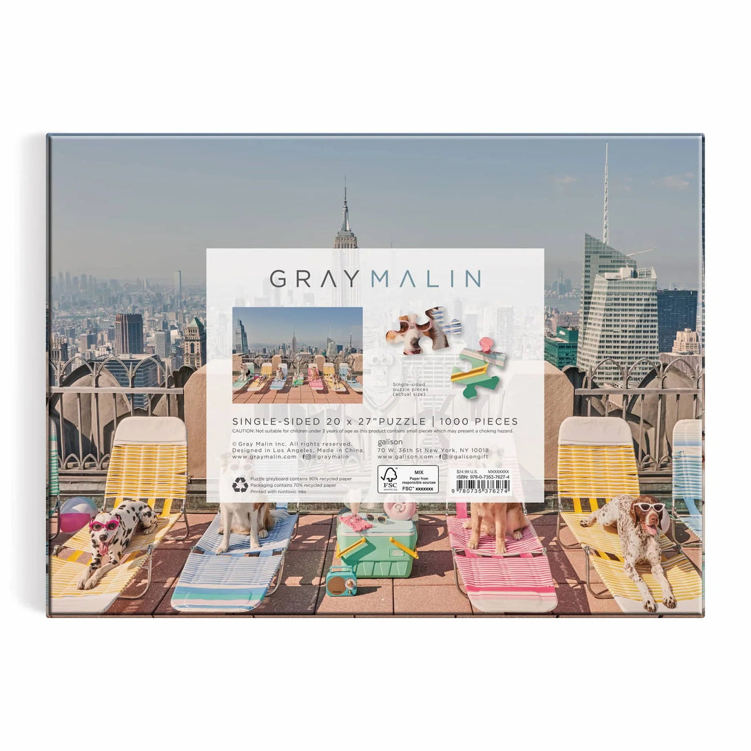 Gray Malin the Dogs of New York City 1000 Piece Puzzle - The Missing Piece Company