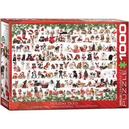 Holiday Dogs 1000 Piece Puzzle - The Missing Piece Company