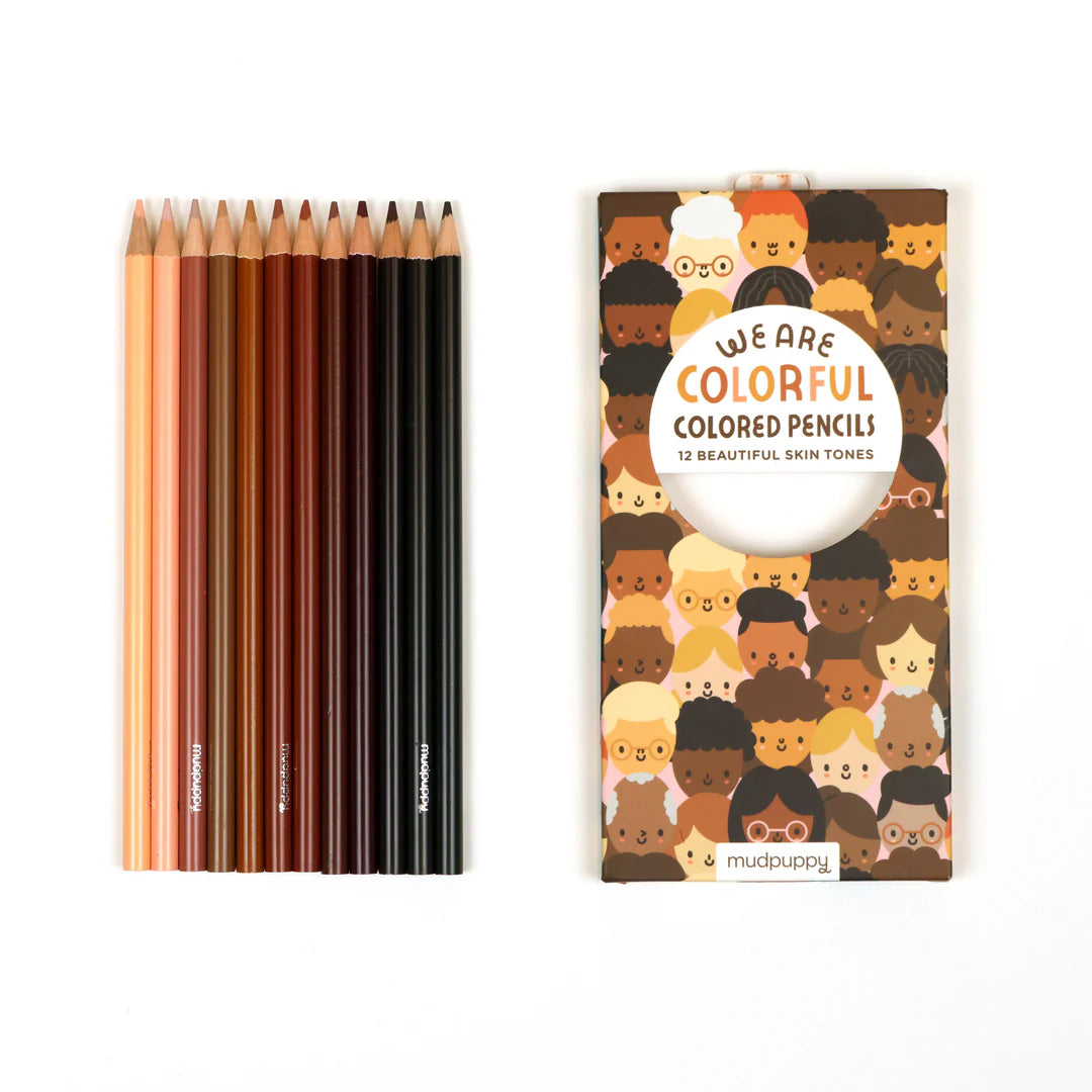We Are Colorful Skin Tone Colored Pencils - The Missing Piece Company