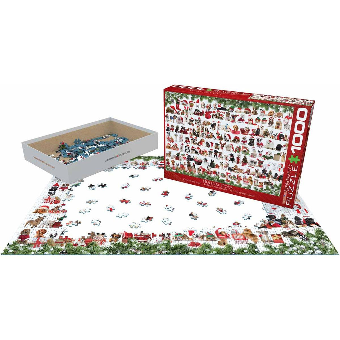 Holiday Dogs 1000 Piece Puzzle - The Missing Piece Company