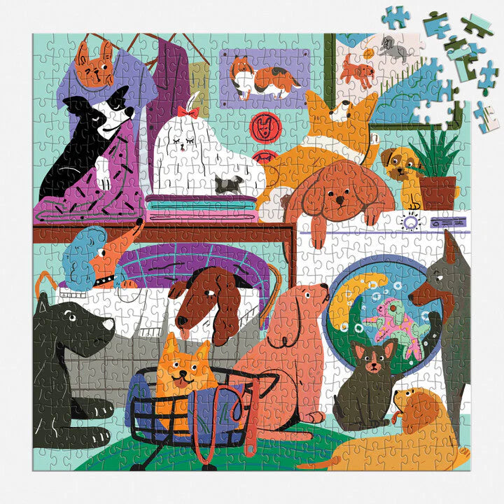 Laundry Dogs 500 Piece Puzzle - The Missing Piece Company