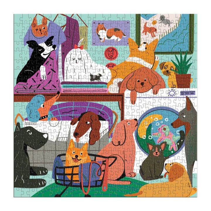 Laundry Dogs 500 Piece Puzzle - The Missing Piece Company