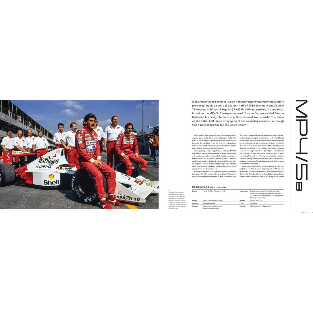McLaren Formula 1 Car by Car: Every Race Car Since 1966 - The Missing Piece Company