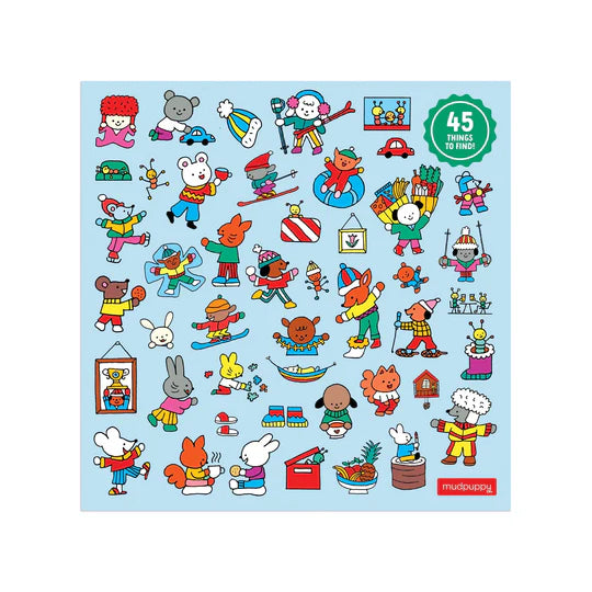 Winter Chalet 500 Piece Search & Find Puzzle - The Missing Piece Company