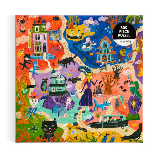 Welcome to Spooky Town 500 Piece Family Puzzle - The Missing Piece Company
