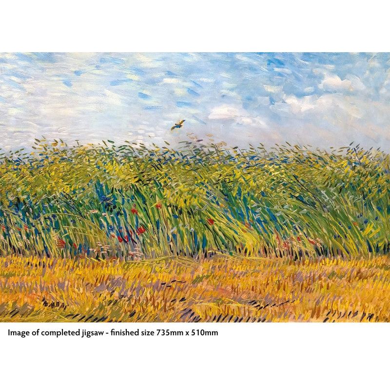 Adult Jigsaw Puzzle Vincent Van Gogh: Wheat Field with a Lark: 1000-Piece Jigsaw Puzzles - The Missing Piece Company