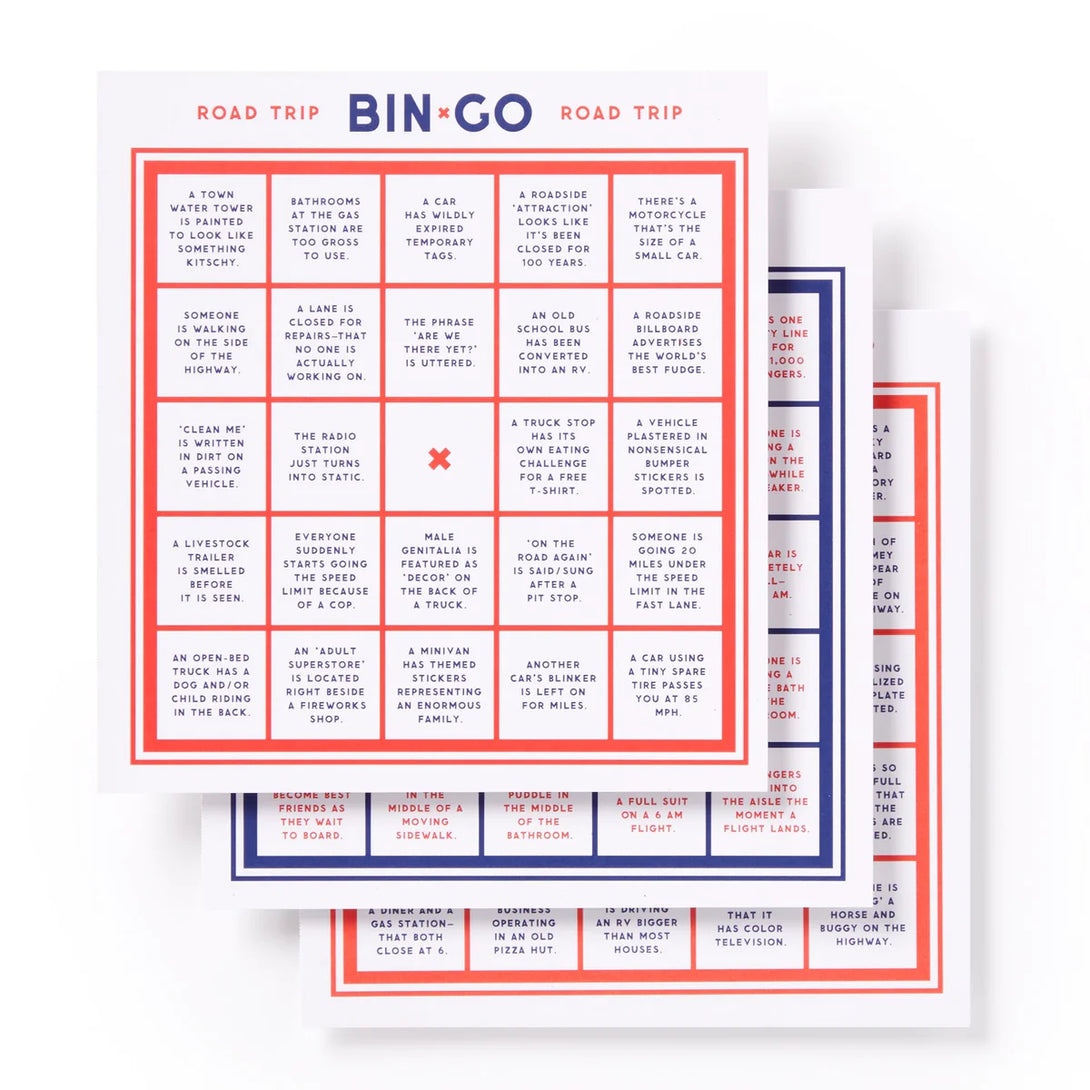 Bin-Go Survive a Vacation Bingo Book - The Missing Piece Company