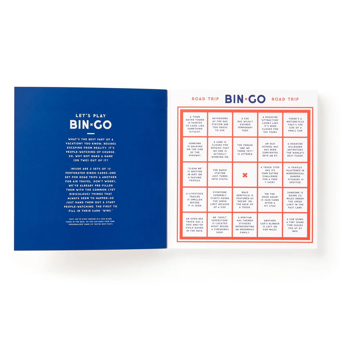 Bin-Go Survive a Vacation Bingo Book - The Missing Piece Company