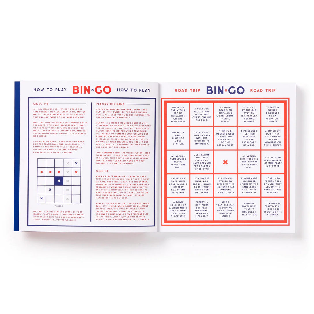 Bin-Go Survive a Vacation Bingo Book - The Missing Piece Company