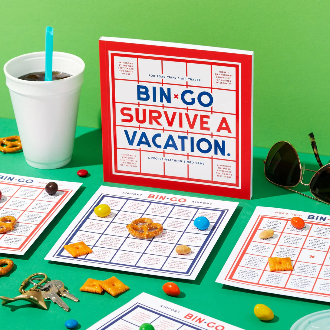 Bin-Go Survive a Vacation Bingo Book - The Missing Piece Company