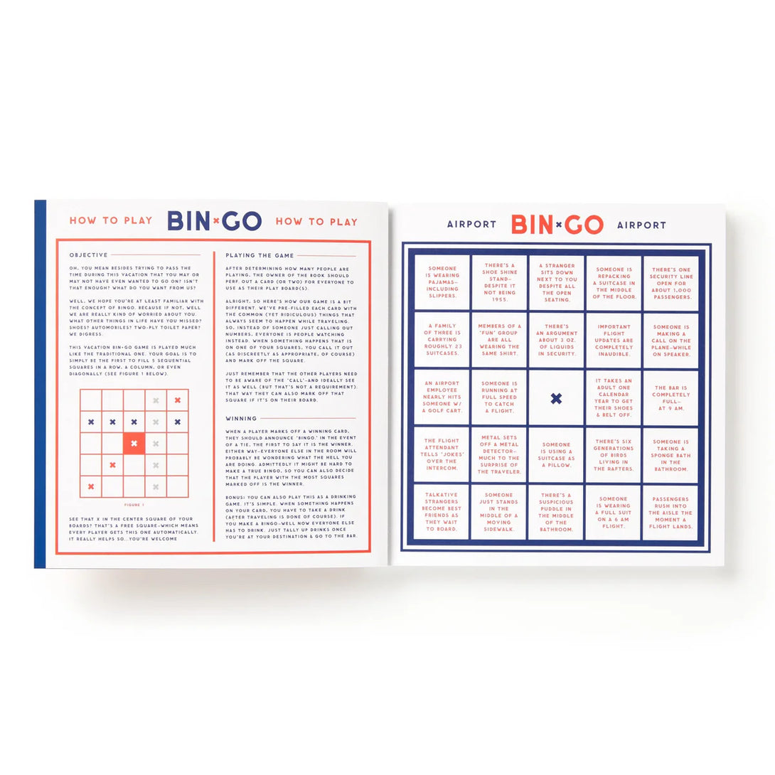 Bin-Go Survive a Vacation Bingo Book - The Missing Piece Company