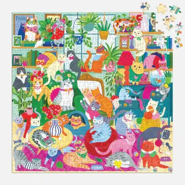 Caturday Afternoon 500 Piece Family Puzzle - The Missing Piece Company