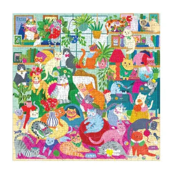 Caturday Afternoon 500 Piece Family Puzzle - The Missing Piece Company