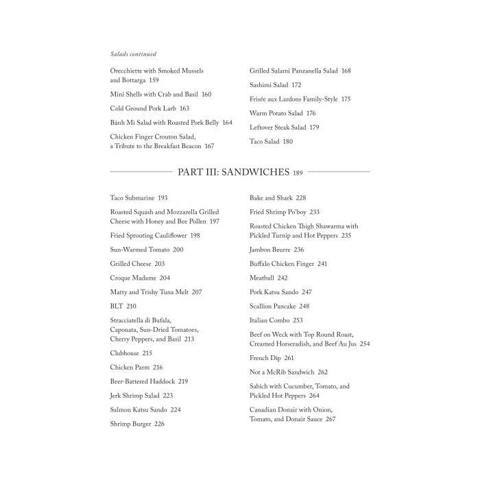 Matty Matheson: Soups, Salads, Sandwiches: A Cookbook - The Missing Piece Company