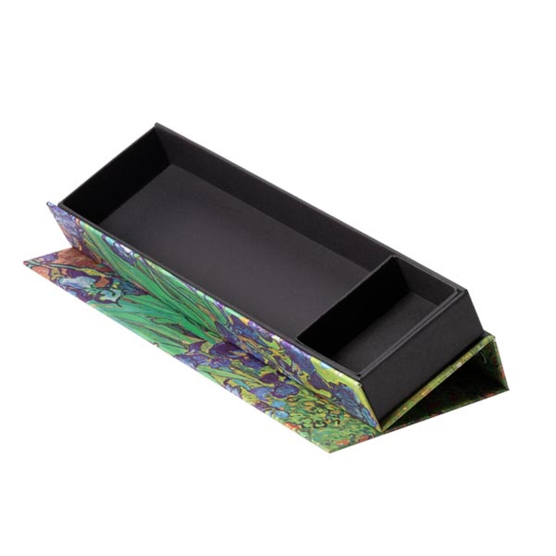Van Gogh's Irises Pencil Case, the J. Paul Getty Museum Collection by Paperblanks (Van Gogh's Irises) - The Missing Piece Company