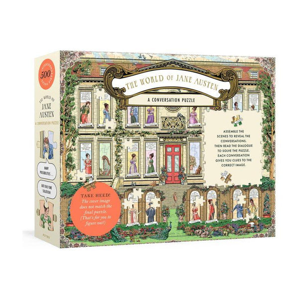 World of Jane Austen: A Conversation Puzzle: 500-Piece Puzzle: Jigsaw Puzzle for Adults