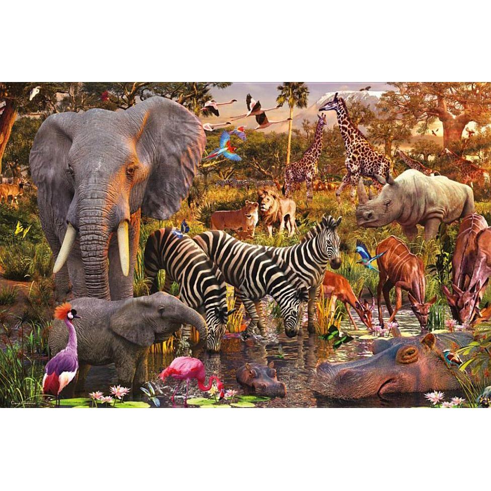 African Animal World 3000 PC Puzzle
