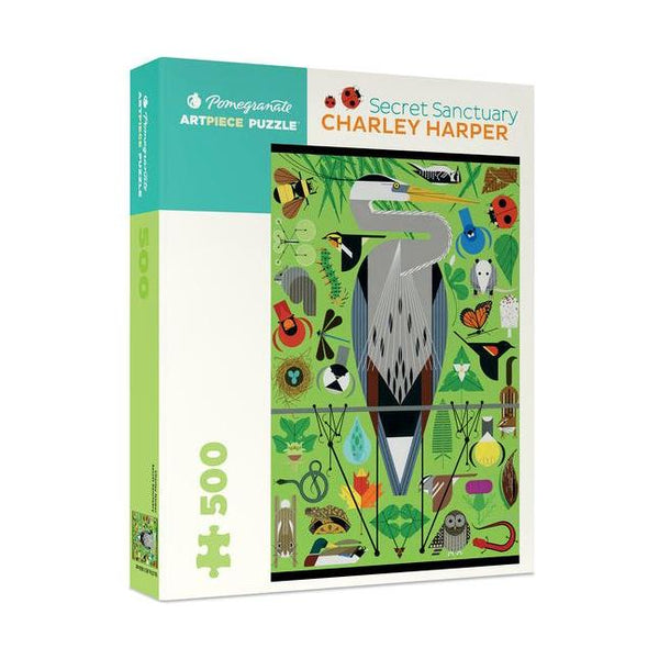 Charley Harper: Secret Sanctuary 500-Piece Jigsaw Puzzle