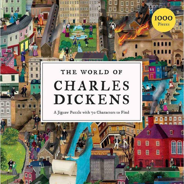 World of Charles Dickens 1000 Piece Puzzle: A Jigsaw Puzzle with 70 Characters to Find
