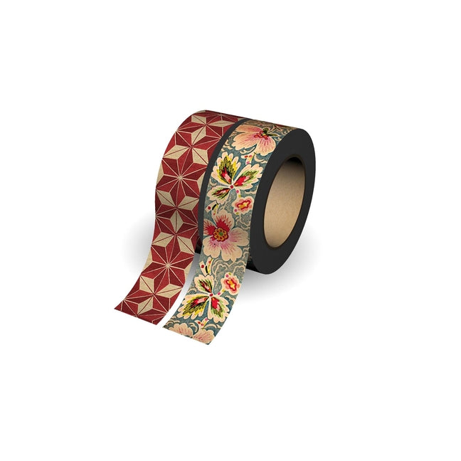 Hishi/Filigree Floral Ivory Washi Tape by Paperblanks (Washi Tape Mixed Pack)