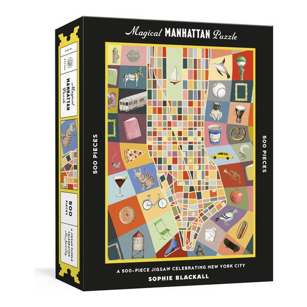 Magical Manhattan Puzzle: A 500-Piece Jigsaw Celebrating New York City: Jigsaw Puzzles for Adults and Kids