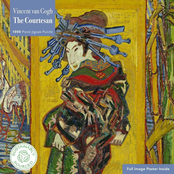 Adult Sustainable Jigsaw Puzzle Vincent Van Gogh: The Courtesan: 1000-Pieces. Ethical, Sustainable, Earth-Friendly - Ingram