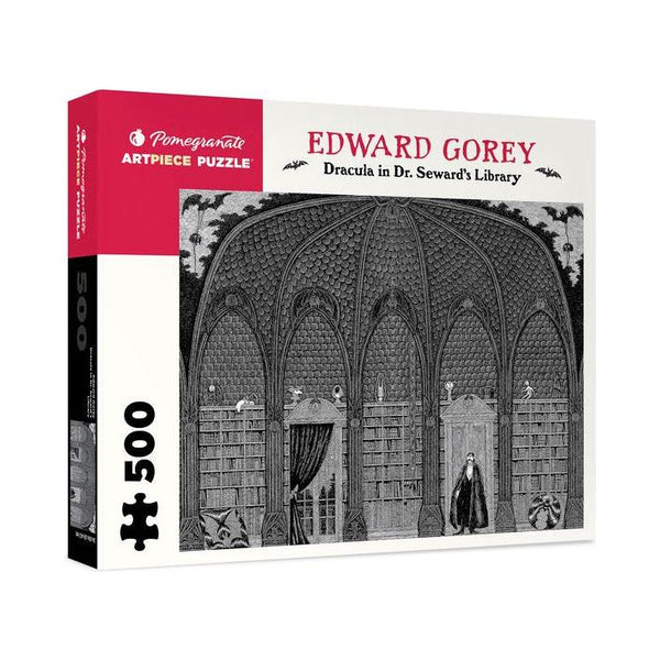 Dracula in Dr. Seward's Library 500-Piece Jigsaw Puzzle