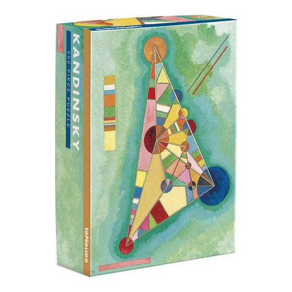 Teneues - Puzzle: Variegation in the Triangle by Wassily Kandinsky, 500 Piece Puzzle, Full Color Artwork, Abstract Act, Compact Box, 14 X 19 in: 500-P