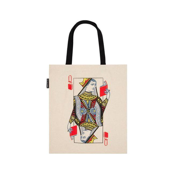 Queen of Books Tote Bag