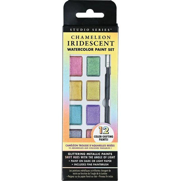 Studio Series Chameleon Iridescent Watercolor Paint Set - 12 Colors