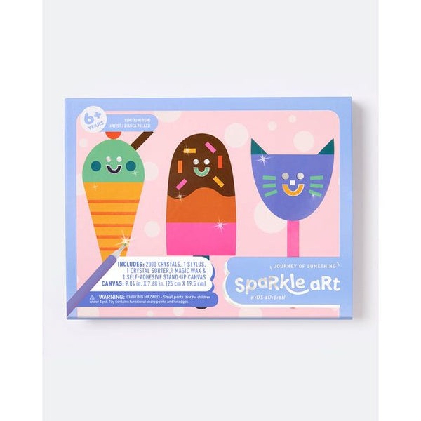 Sparkle Art Kit: Yum! Yum! Yum! - Bedazzled Artwork with 2000 Crystals for Kids - Ingram