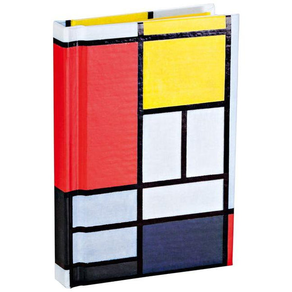 Teneues - Mini Notebook: Piet Mondrian, Hardcover, 120 Dot-Grid Pages with Lay Flat Binding: Pocket Size Mini Hardcover Notebook with Painted Edge Pap
