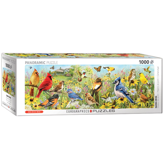 Backyard Birds Panoramic 1000pc
