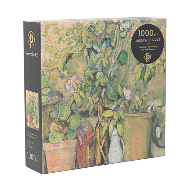 Cezanne's Terracotta Pots and Flowers 1000 Piece Jigsaw Puzzle, the Barnes Collection by Paperblanks (Cezanne's Terracotta Pots and Flowers)