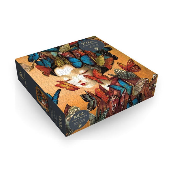 Madame Butterfly 1000 Piece Jigsaw Puzzle by Paperblanks (Esprit de Lacombe)