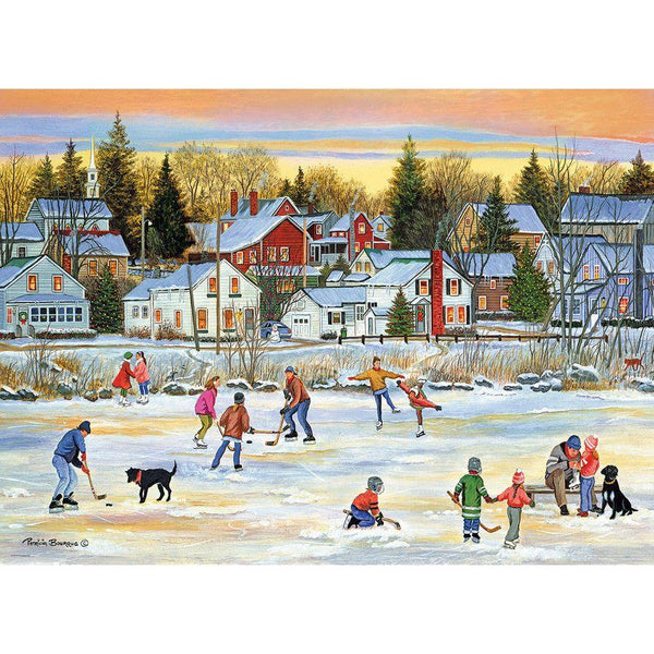 Evening Skating by Patricia Bourque