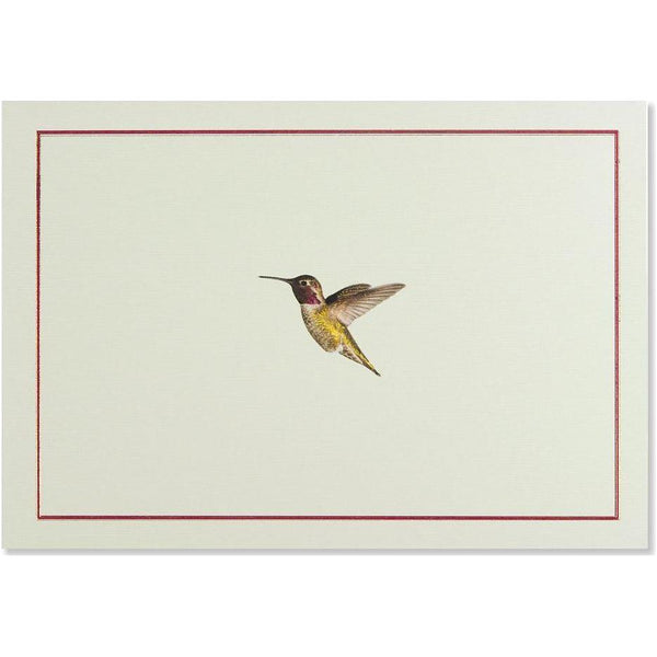 Note Card Hummingbird Flight