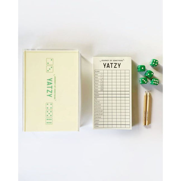 Luxury Yatzy Dice Game Set - Classic Family & Party Game - Ingram
