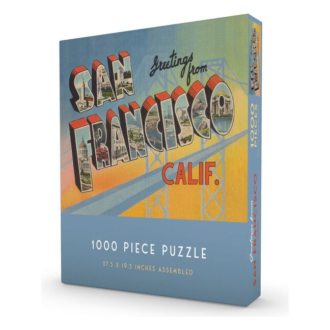 Greetings from San Francisco Puzzle 1000 Piece - Ingram
