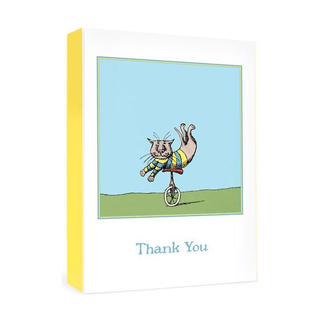 Edward Gorey: Unicycle Cat Boxed Thank You Notes