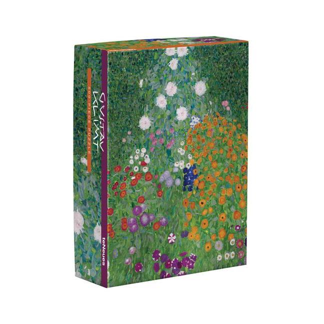 Teneues - Puzzle: Flower Garden by Gustav Klimt, 500-Piece, Full Color Artwork, Compact Box, 14 X 19 in: 500-Piece Puzzle in a Compact 2-Piece Box (En