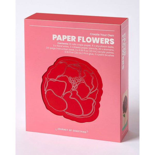 Paper Flower Making Craft - DIY Adult Craft Kit - Ingram