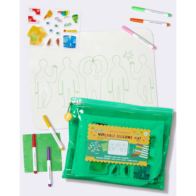 Friends Wipeable Coloring Mat for Kids - Travel-Friendly & Mess-Free Fun - Ingram