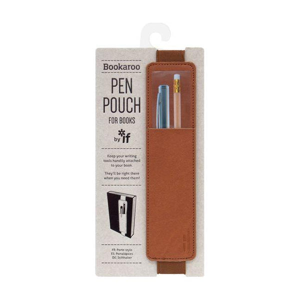 Bookaroo Pen Pouch Brown