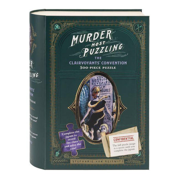 Murder Most Puzzling: The Clairvoyants' Convention 500-Piece Puzzle