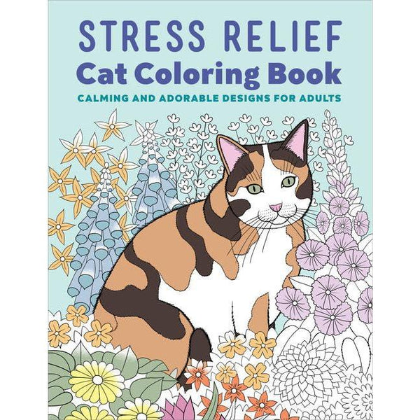Stress Relief Cat Coloring Book: Calming and Adorable Designs for Adults