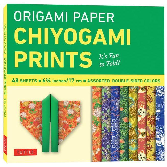 Origami Paper 48 Sheet Chiyogami Prints 6 3/4 (17 CM): Tuttle Origami Paper: Double-Sided Origami Sheets Printed with 8 Different Patterns (Instructio